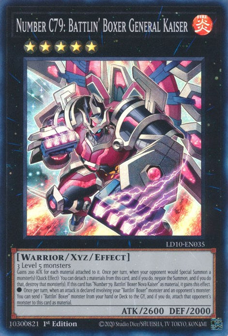 Number C79: Battlin' Boxer General Kaiser [LD10 - LD10-EN035] Yu-Gi-Oh Trading Card