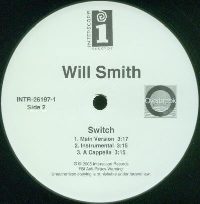 Will Smith - Switch (Reggae Remix) (12") (VG+) - Endless Media