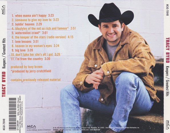 Tracy Byrd : Keepers/Greatest Hits (CD, Comp, Club)
