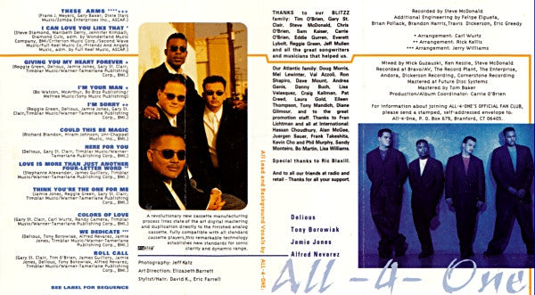All-4-One : And The Music Speaks (Cass, Album, Club)