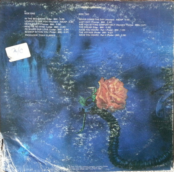 The Moody Blues : On The Threshold Of A Dream (LP, Album,  W )