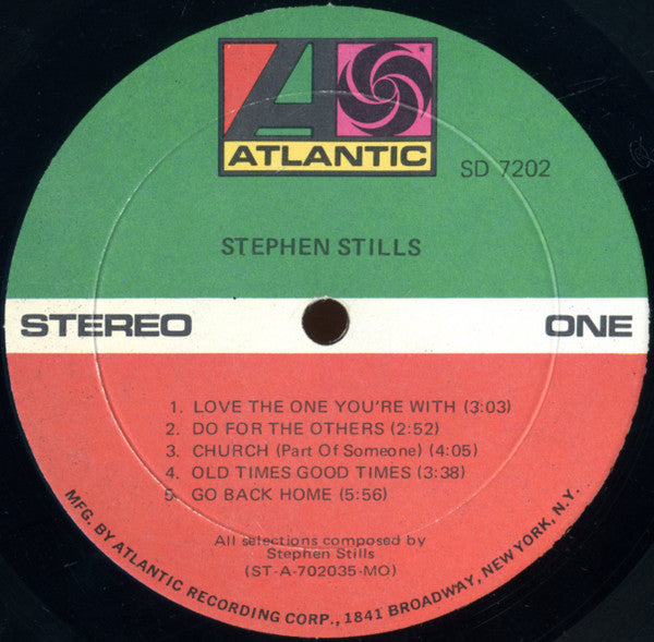 Stephen Stills : Stephen Stills (LP, Album, MO )