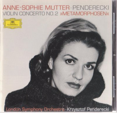 Krzysztof Penderecki - Anne-Sophie Mutter, London Symphony Orchestra, Krzysztof Penderecki : Violin Concerto No. 2 »Metamorphosen« (CD, Album, Jew)