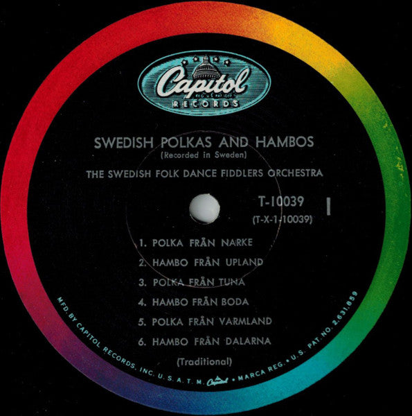 Karl Grönstedts Dragspelsorkester, Skansens Spelmanslag : Swedish Polkas And Hambos (LP, Comp)