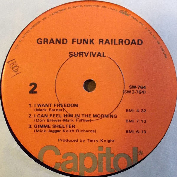 Grand Funk Railroad : Survival (LP, Album, RE, Los)