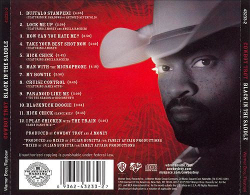Cowboy Troy : Black In The Saddle (CD, Album)