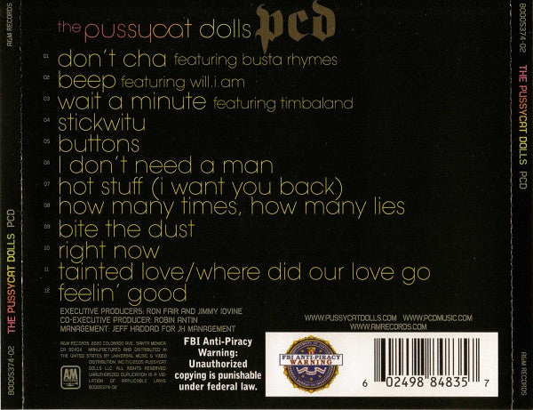 The Pussycat Dolls : PCD (CD, Album, UML)