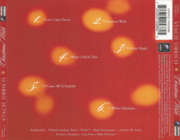 Stacie Orrico : Christmas Wish (CD, EP)