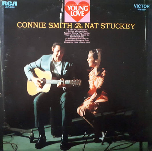 Connie Smith And Nat Stuckey - Young Love (LP) (VG) - Endless Media