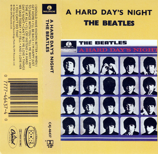 The Beatles : A Hard Day's Night (Cass, Album, Mono, RE, RM, XDR)