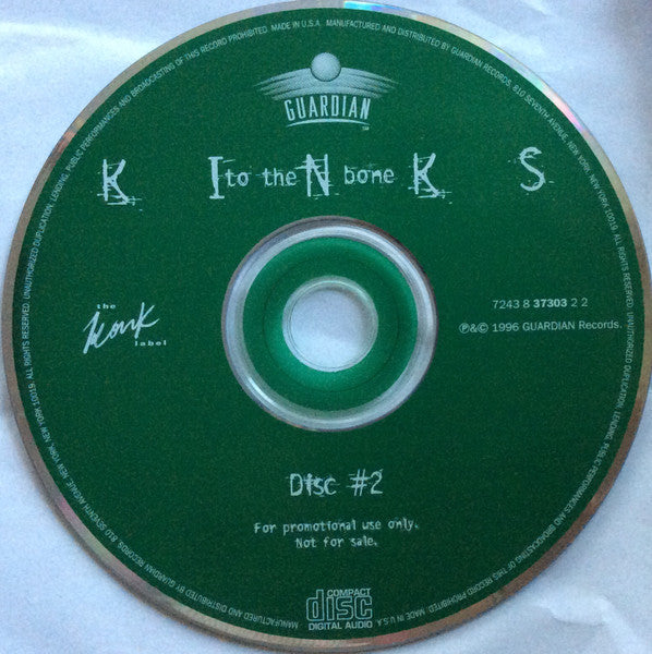 The Kinks : To The Bone (CD, Album, Pro)