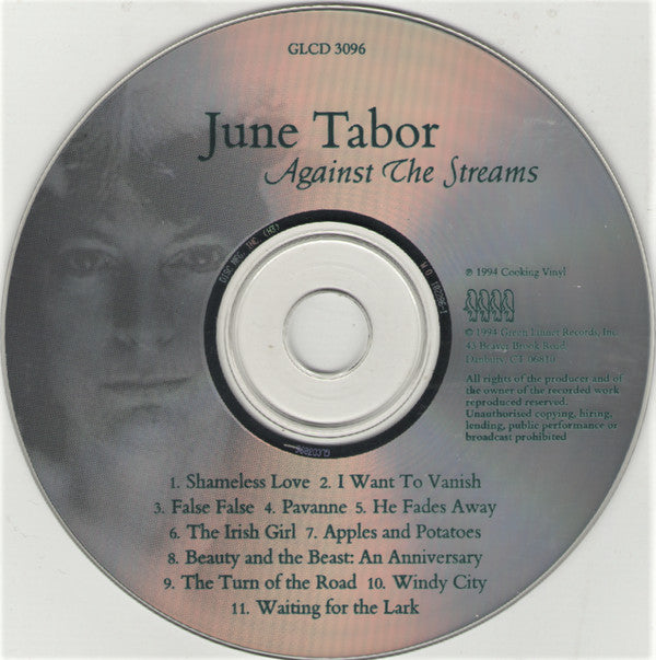 June Tabor : Against The Streams (CD, Album)