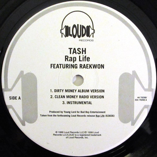 Tash Featuring Raekwon - Rap Life (12") (VG) - Endless Media