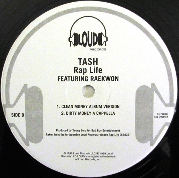 Tash Featuring Raekwon - Rap Life (12") (VG) - Endless Media