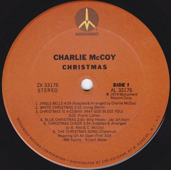 Charlie McCoy : Charlie McCoy Christmas (LP, Album)