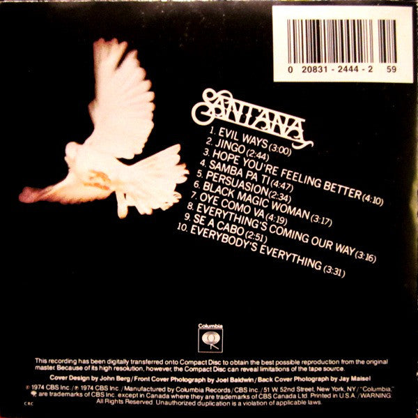 Santana - Santana's Greatest Hits (CD) (VG) - Endless Media