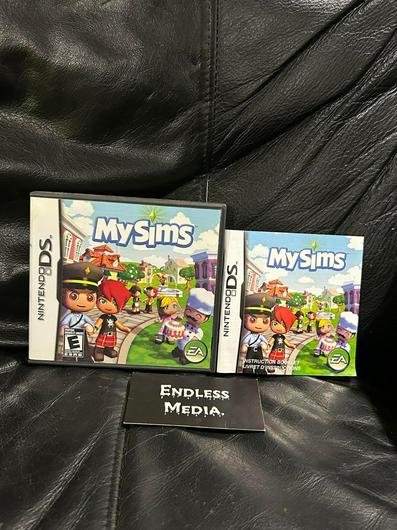 MySims Nintendo DS Box and Manual