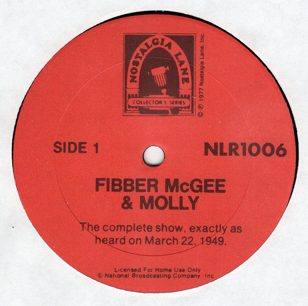 Fibber McGee & Molly : Fibber McGee & Molly (LP)