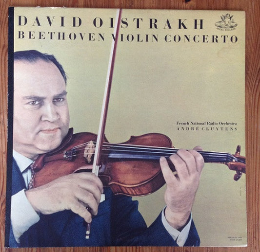 Ludwig Van Beethoven, David Oistrach, Orchestre National De France, André Cluytens : Violin Concerto (LP, Album, Mono, RP, Scr)