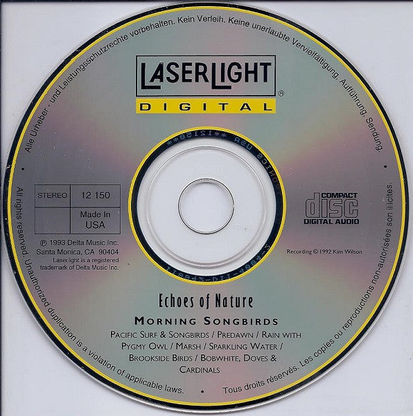 No Artist : Morning Songbirds (The Natural Sounds Of The Wilderness)  (CD)