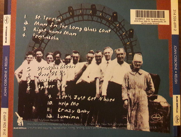 Joan Osborne - Relish (CD) (VG) - Endless Media