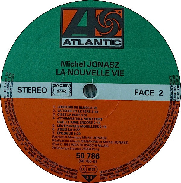 Michel Jonasz : La Nouvelle Vie (LP, Album)