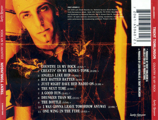 Trent Tomlinson : Country Is My Rock (CD, Album)
