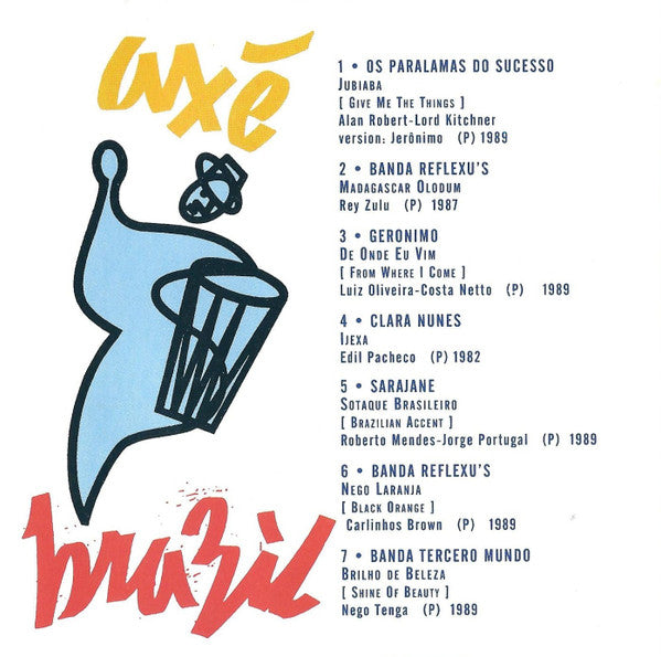 Various : Axé Brazil: The Afro-Brazilian Music Of Brazil (CD, Comp)