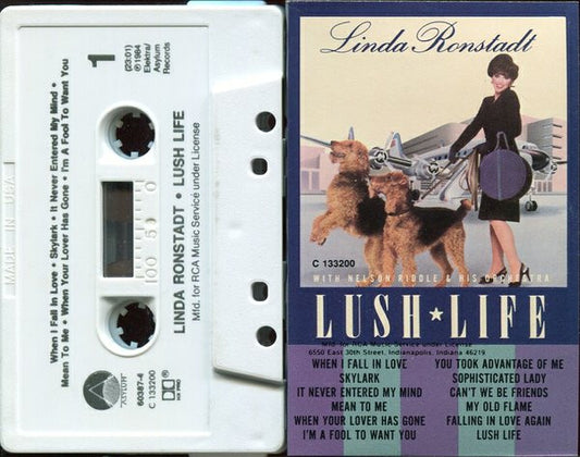 Linda Ronstadt With Nelson Riddle And His Orchestra : Lush Life (Cass, Album, Club, Dol)