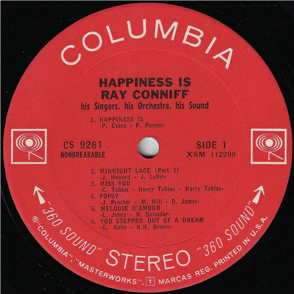 Ray Conniff - Happiness Is  (LP) (VG+) - Endless Media