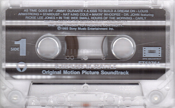 Various : Sleepless In Seattle (Original Motion Picture Soundtrack) (Cass, Comp)