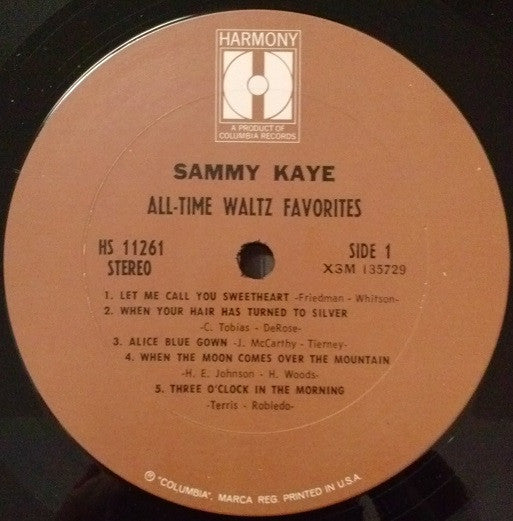 Sammy Kaye - All-Time Waltz Favorites (LP) (VG) - Endless Media