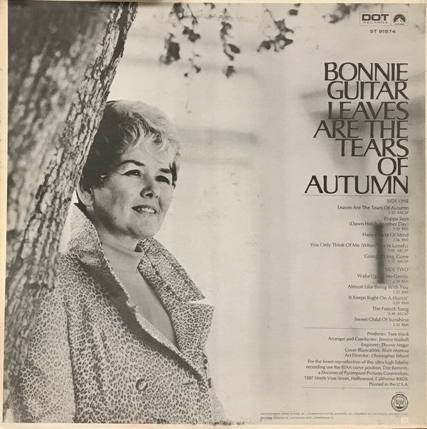 Bonnie Guitar : Leaves Are The Tears Of Autumn (LP, Club, Cap)