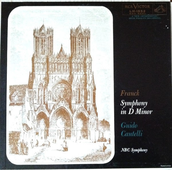 César Franck - Guido Cantelli, NBC Symphony Orchestra : Symphony In D Minor (LP, Mono)