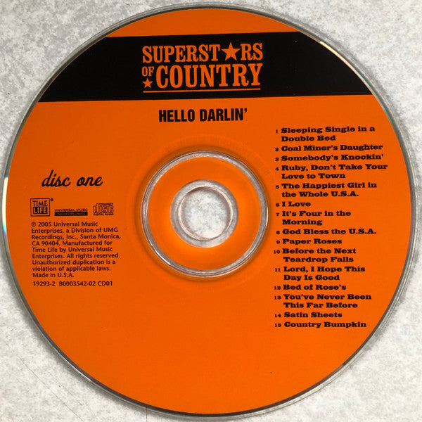 Various : Superstars Of Country: Hello Darlin'  (2xCD, Comp)