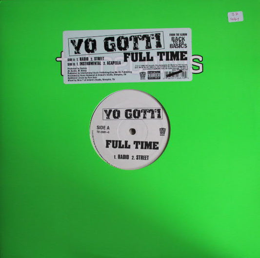 Yo Gotti : Full Time (12")