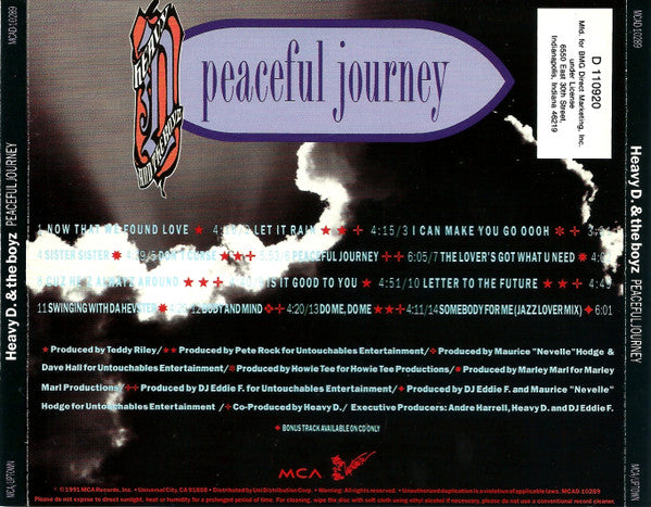 Heavy D. & The Boyz : Peaceful Journey (CD, Album, Club)