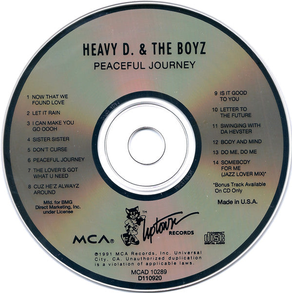 Heavy D. & The Boyz : Peaceful Journey (CD, Album, Club)