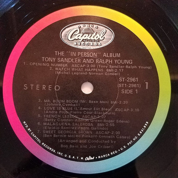 Sandler & Young : The "In Person" Album (LP)