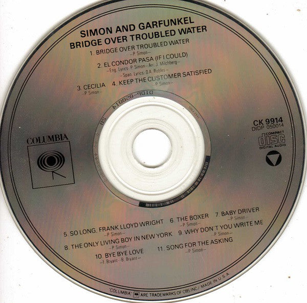 Simon & Garfunkel : Bridge Over Troubled Water (CD, Album, RE, Spr)