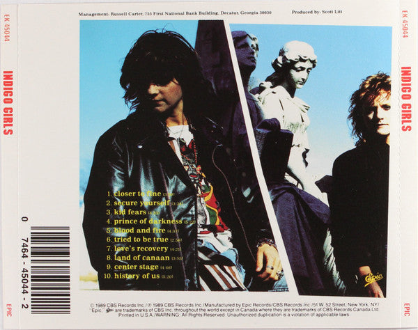 Indigo Girls : Indigo Girls (CD, Album)