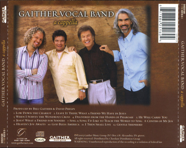 The Gaither Vocal Band : A Cappella (CD)