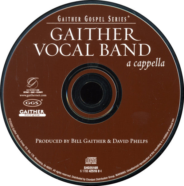 The Gaither Vocal Band : A Cappella (CD)