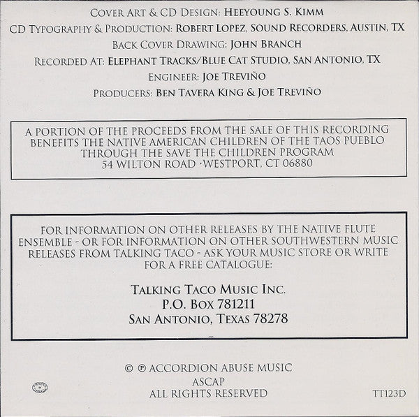 Native Flute Ensemble : Riding Thunder (CD)