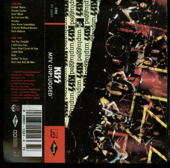 Kiss : MTV Unplugged (Cass, Album, Club)