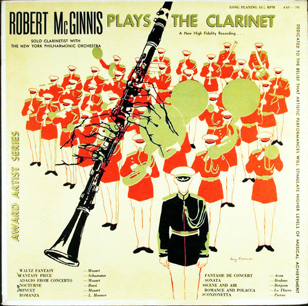 Robert McGinnis : Robert McGinnis Plays The Clarinet (LP)