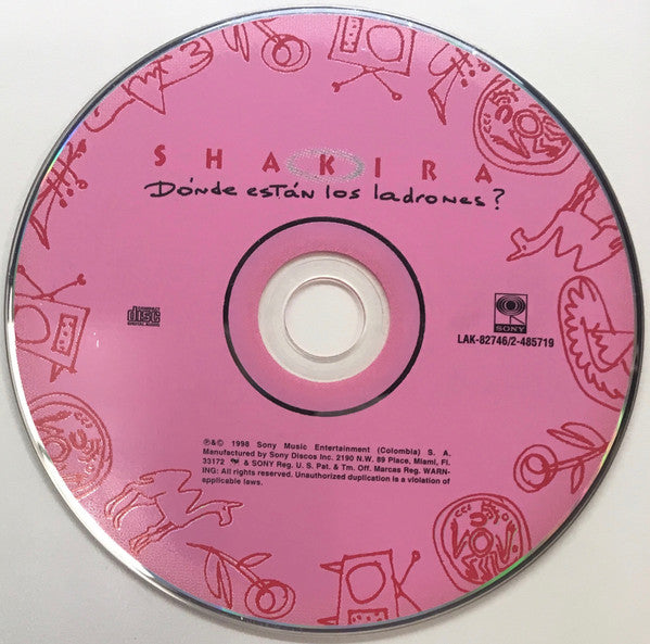 Shakira : Dónde Están Los Ladrones? (CD, Album)