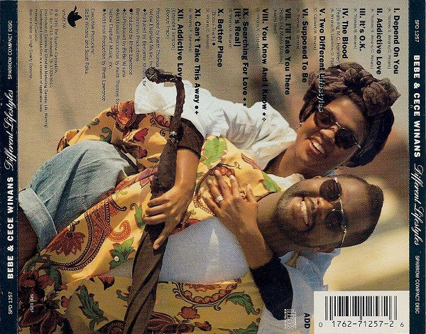Bebe & Cece Winans : Different Lifestyles (CD, Album)