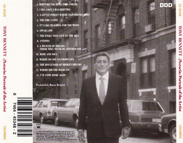 Tony Bennett : Astoria: Portrait Of The Artist (CD, Album)