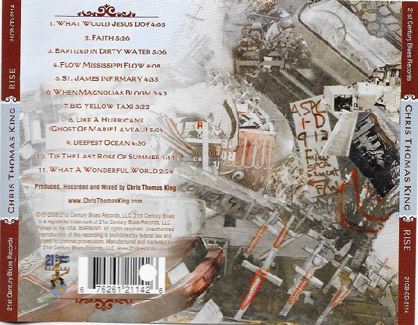 Chris Thomas King : Rise (CD, Album)